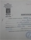 Certificat de vie